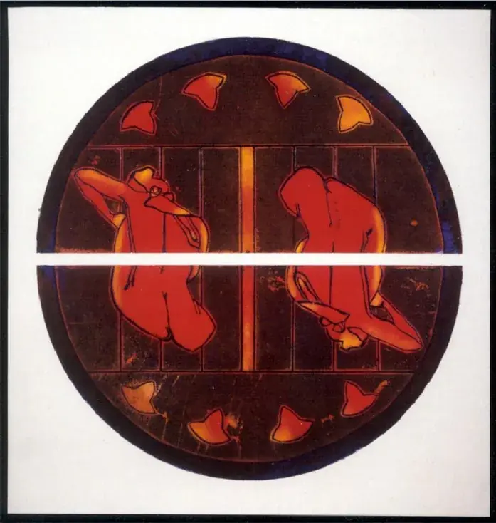 Chirimoya. 2000 · Huecograbado · 144 × 110 cm. Sala 08, Sellos y constelaciones.
